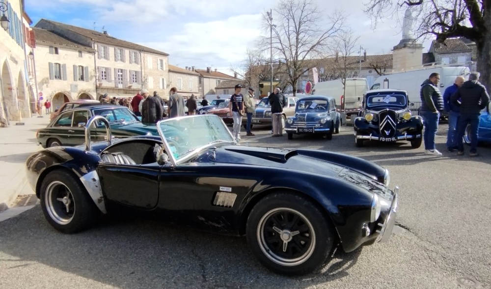 AC cobra / 32e exposition de Sacar à Castelnau Montratier dimanche 10 mars 2024 © M-F Plagès