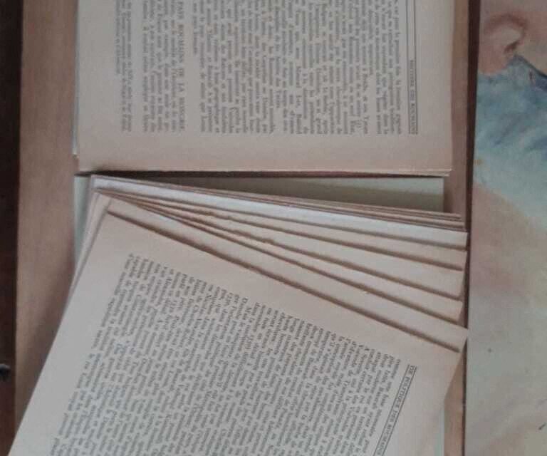 Les cahiers du livres après restauration