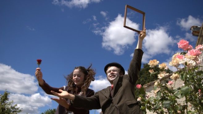 Jessica et Loïc de la Cie choeur d'artichaut de Saint Paul-Flaugnac ©  Archives 2017 / J-P G